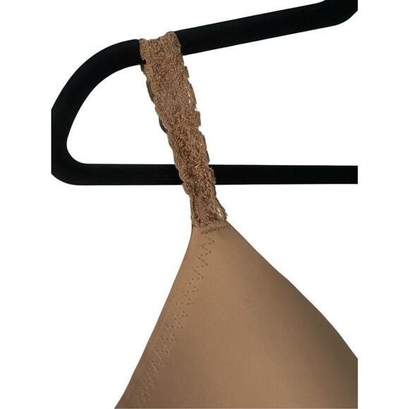Natori Brown Lace Trim Bra - Picture 3 of 8
